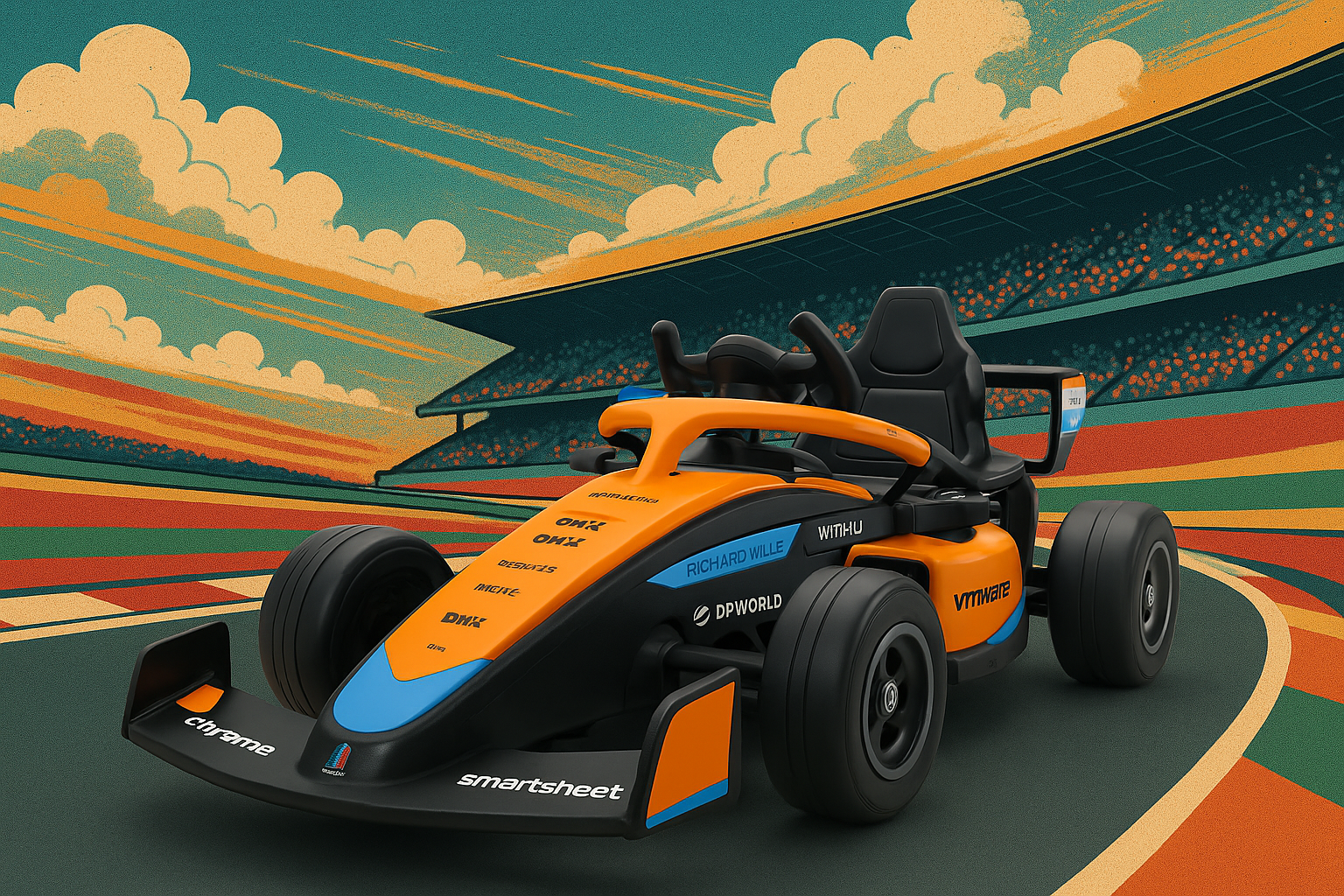 McLaren Formule 1 Kinderauto 12 volt