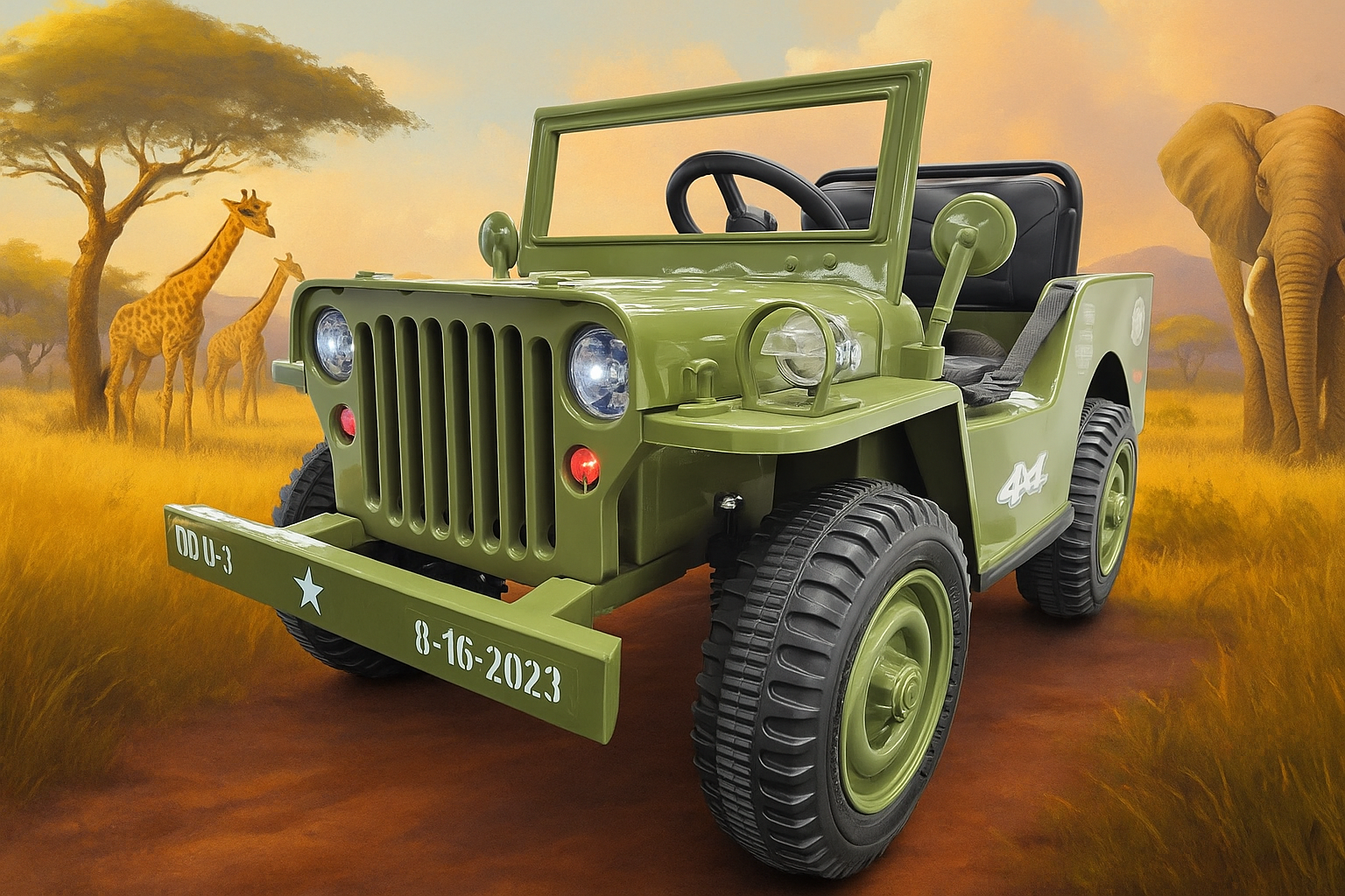 Kinder Jeep met afstandsbediening