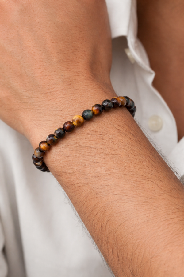 Bracelet 3 Œil 8mm– Protection & Équilibre