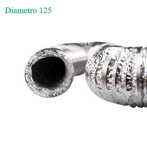 Condotta flessibile in alluminio Ø 125