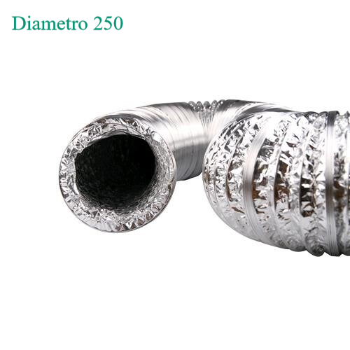 Condotta flessibile in alluminio Ø 250