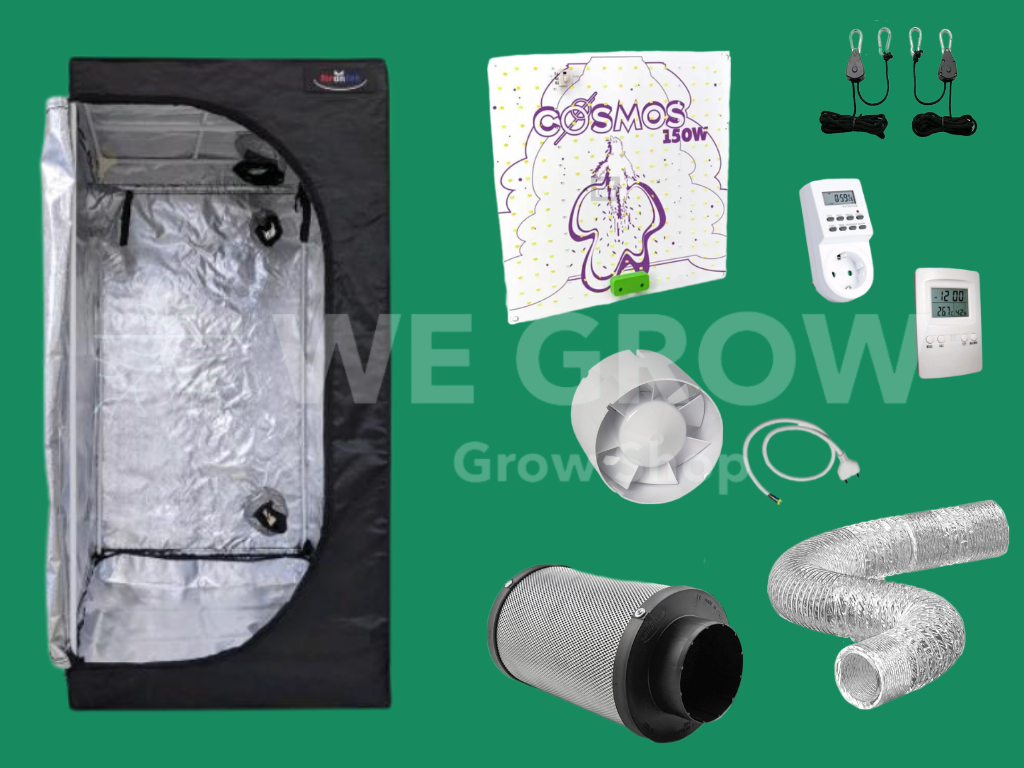 Kit Grow Box COSMOS LED 150W - Dobermann Tent 60x60x160