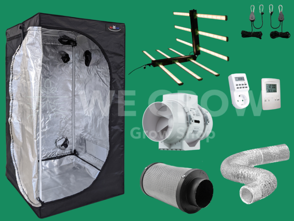 Kit Grow Box DRAGON FLY 640W PRO - Dobermann Tent 120x120x200