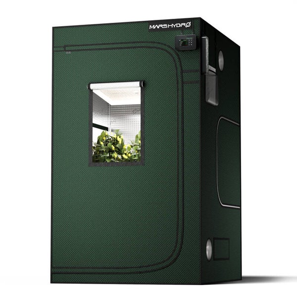 Mars Hydro Grow Tent Pro 120x60x180 cm – Grow Box Indoor 2000D a Tenuta di Luce con Mylar ad Alta Riflettanza e Ampia Finestra di Ispezione