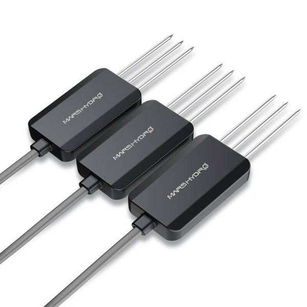 Mars Hydro 3PCS Smart Soil Sensor Kit | Precision Irrigation Automation, Real-Time Soil EC, Moisture & Temperature Monitoring
