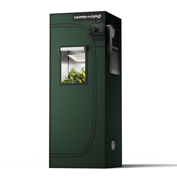 Mars Hydro Grow Tent Pro 60x60x160 cm – Grow Box Indoor 2000D a Tenuta di Luce con Mylar ad Alta Riflettanza e Ampia Finestra di Ispezione