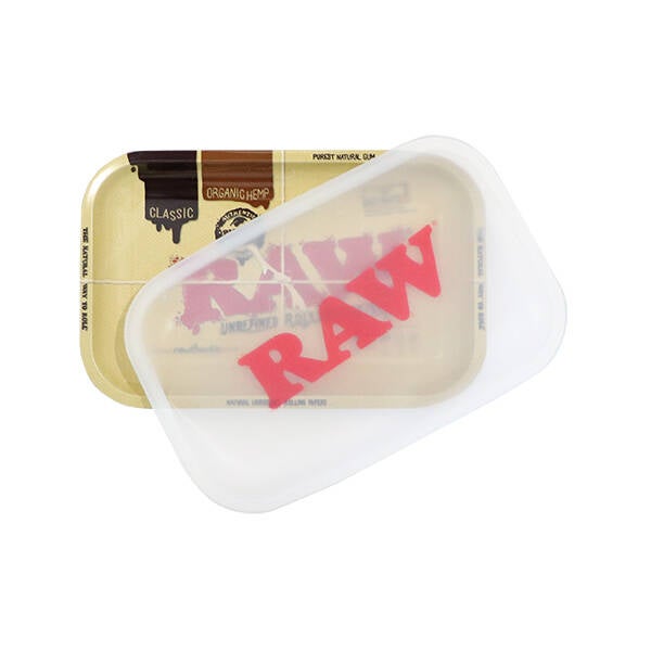 RAW METAL DAB ROLLING TRAY AND COVER - RAW AUTHENTIC