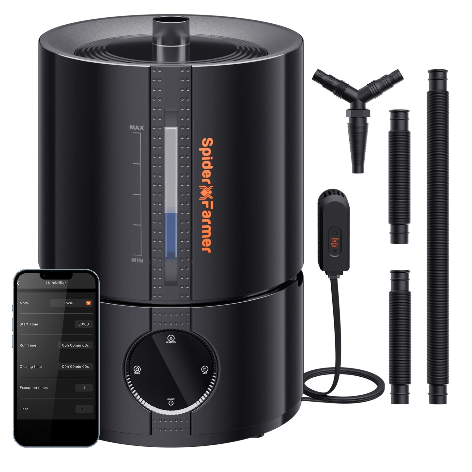 Spider Farmer - 5L Smart Cool Mist Humidifier