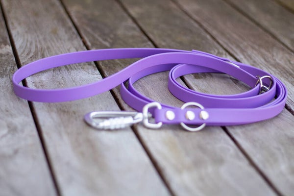 Adjustable Biothane leash / Biothane verstelbare lijn 16mm of 19mm breed