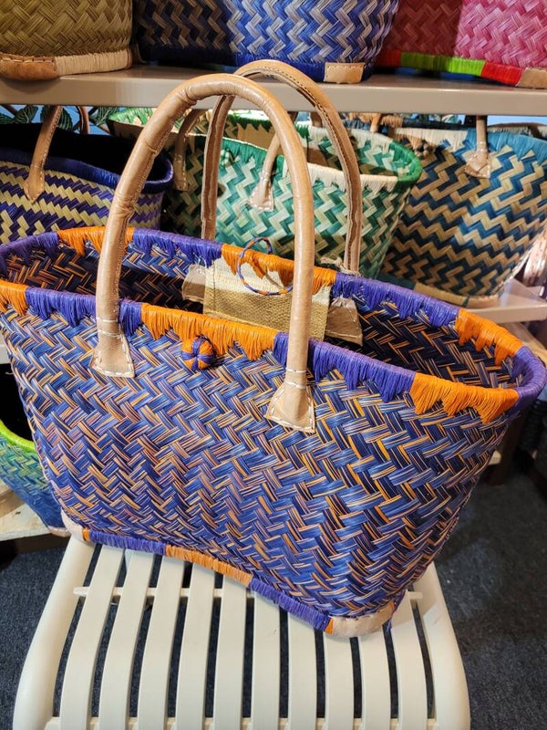 Purple Orange Handgemaakte tas 40cm nr.301