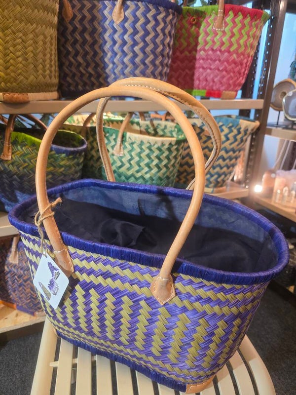 Purple Wave Luxe Handgemaakte tas 38 cm no.303