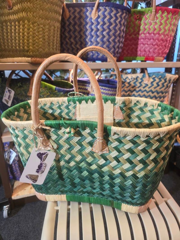 Malachiet handgemaakte tas 40cm no.304