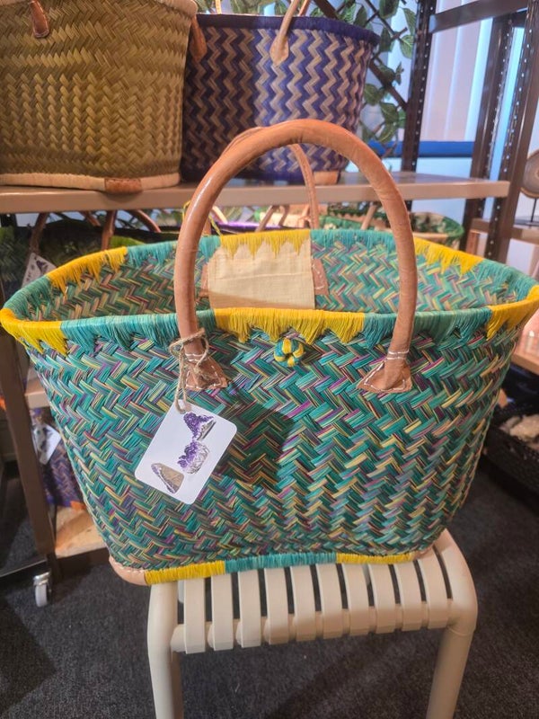 Sparkel handgemaakte rietentas 60cm no313