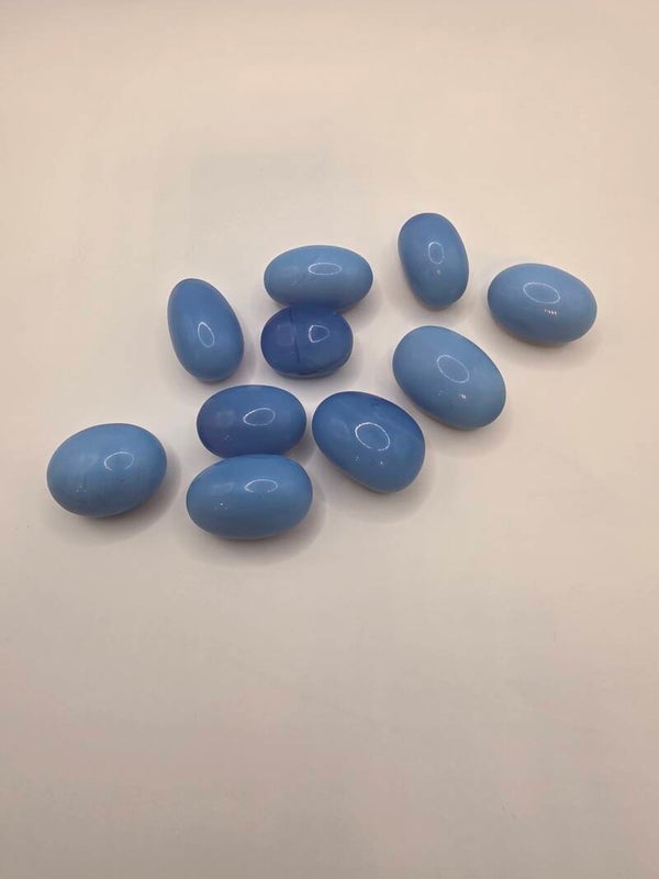 Opalite Tumble/ trommelstenen (geeft zelfvertrouwen,geborgenheid,veiligheid en harmonie)