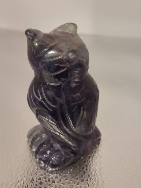 Fluoriet Uil €59,-  9 cm  nr 949