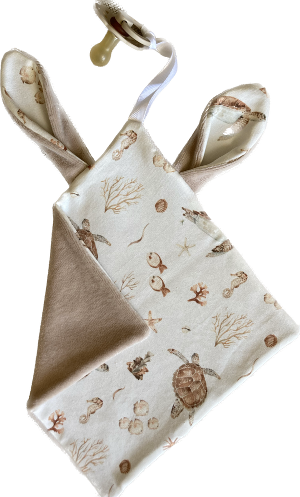 Speendoekje beige / schildpad