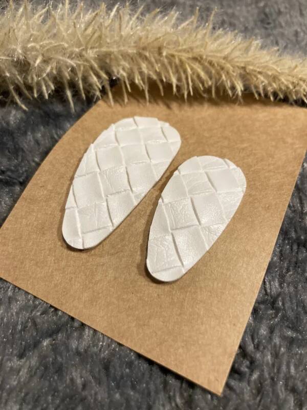 Klikklak wit gevlochten