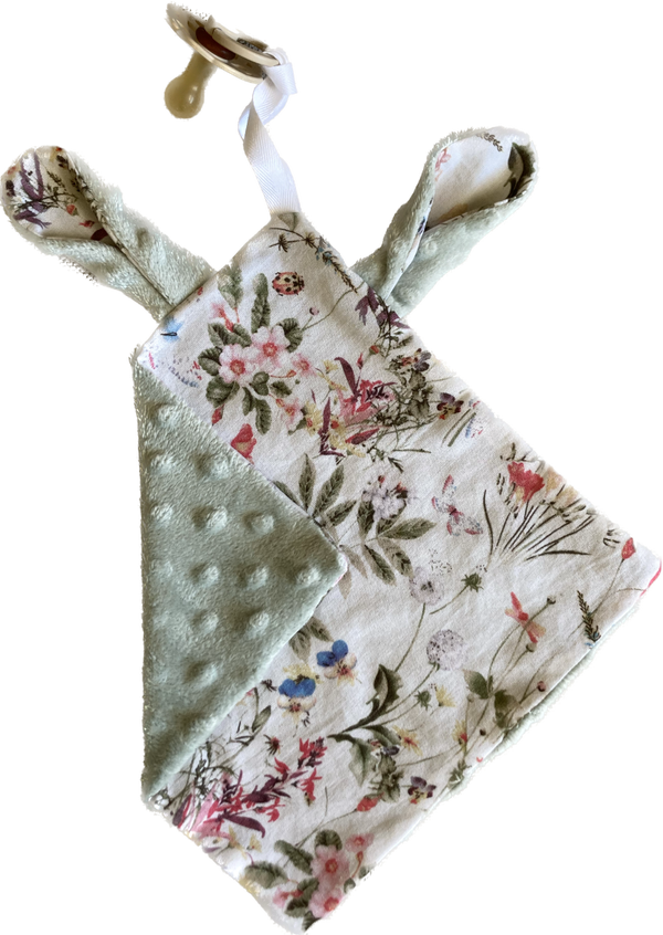 Speendoekje mint / bloemen