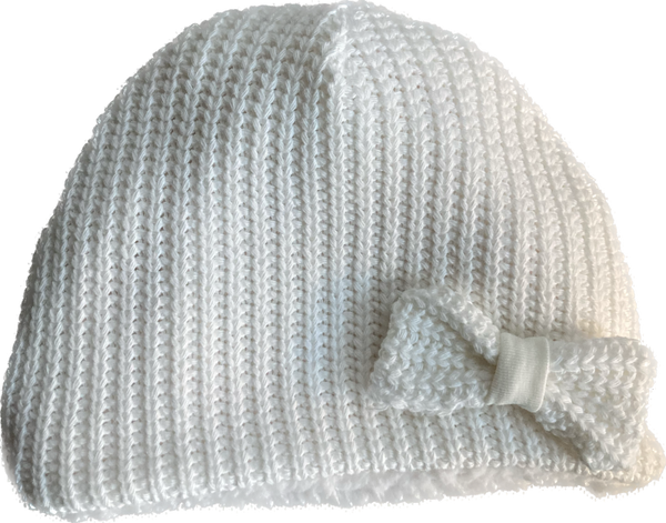 Muts en col wit