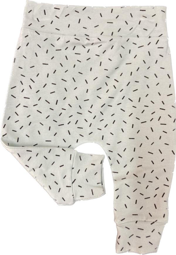 Broekje mint/zwart hagel