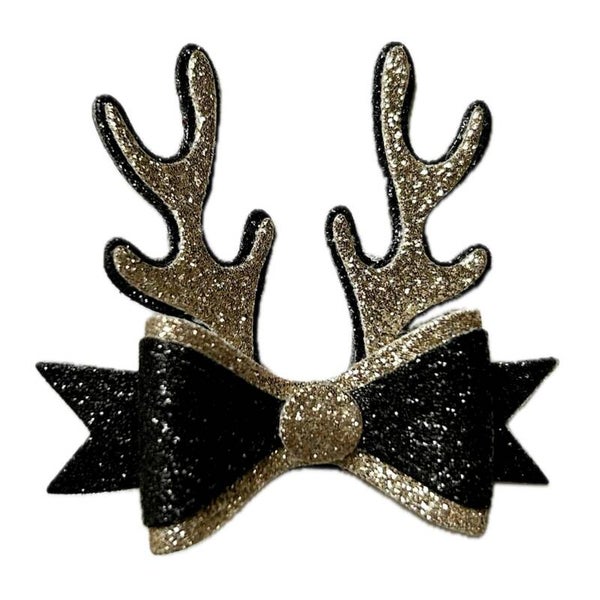 Haarclip eland zwart / goud