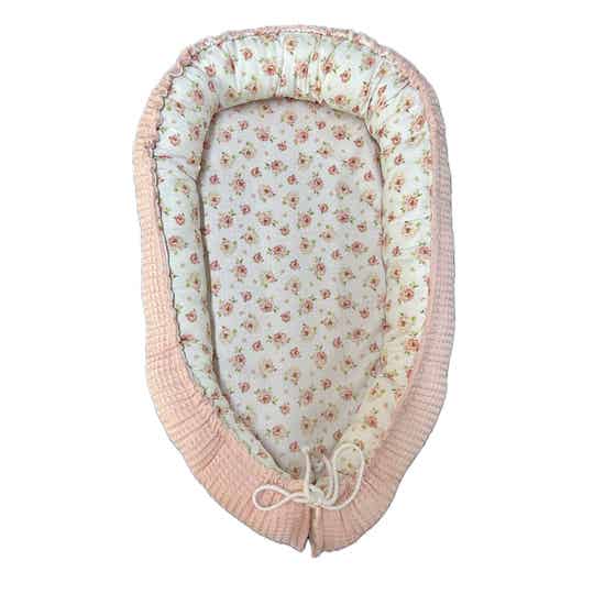 Poppennestje roze / roosjes