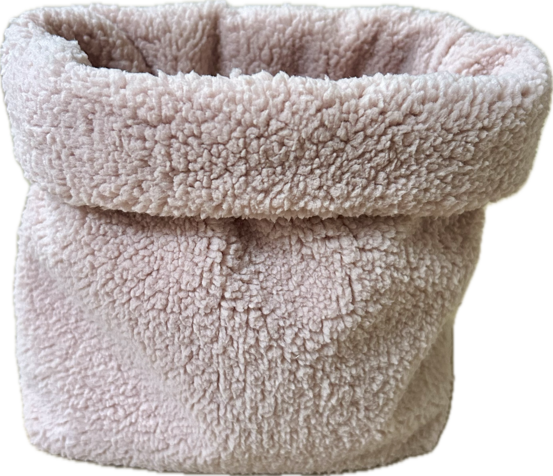 Commode mandje teddy roze