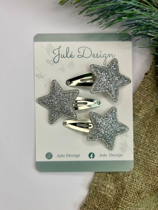Haarspeldjes ster zilver