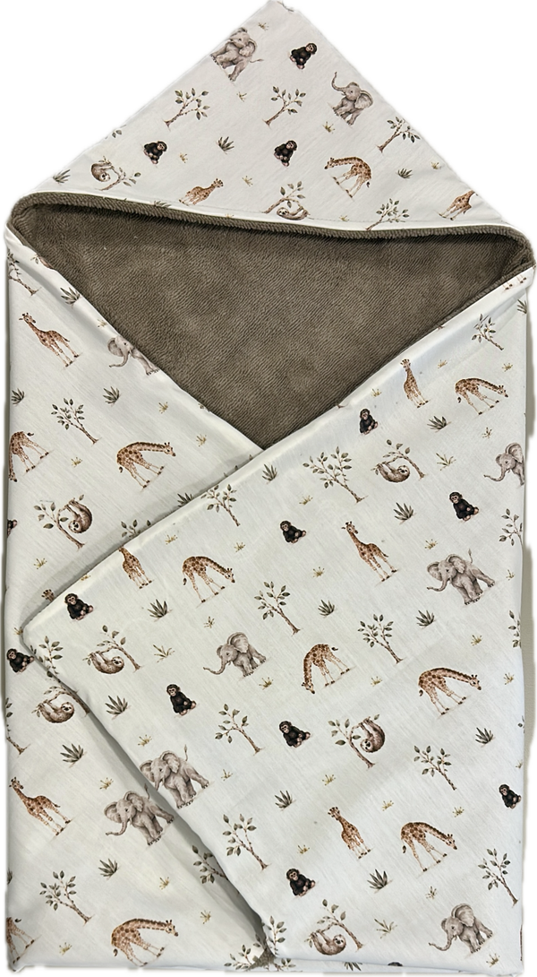 Omslagdoek taupe / safari