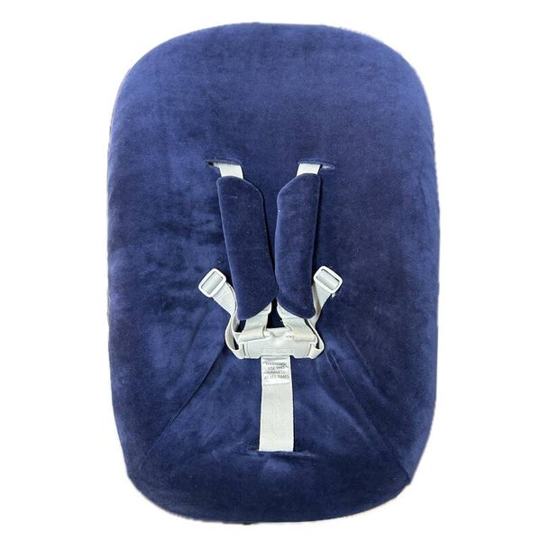 New born hoes velvet marine blauw