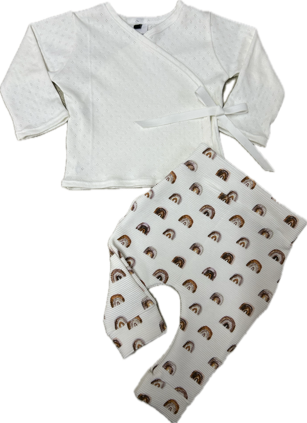 New born set wit / regenboog