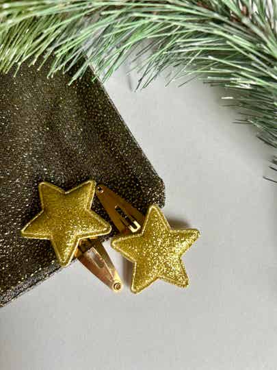 Haarspeldjes ster goud