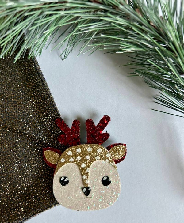 Kerst Haarclip Eland