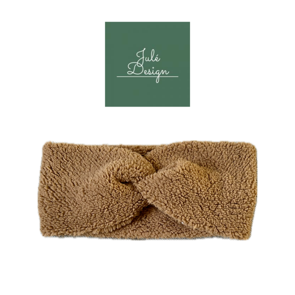 Teddy haarband camel