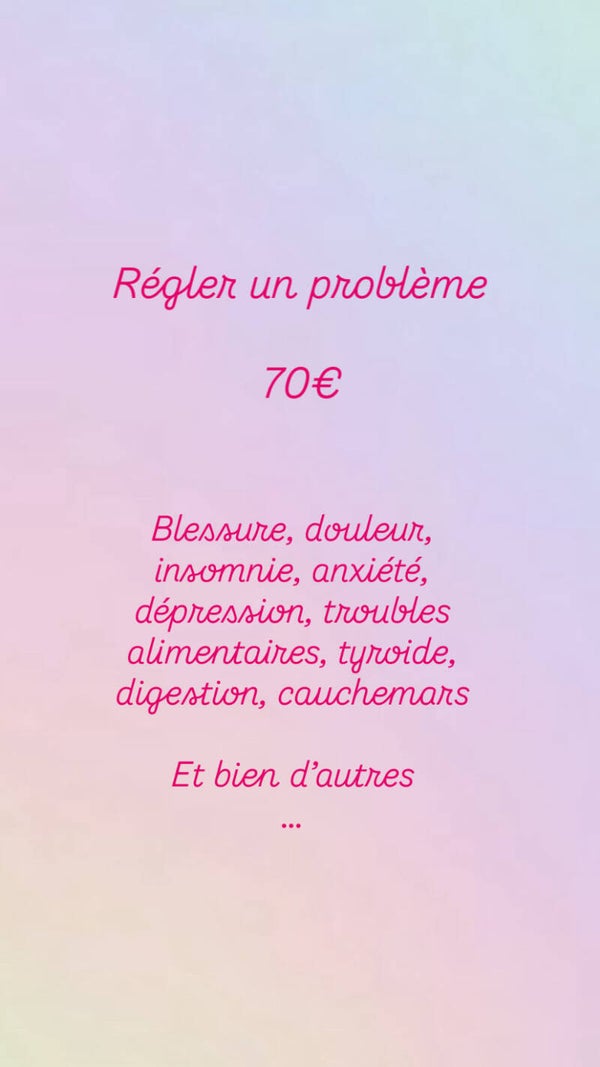 régler un problème
