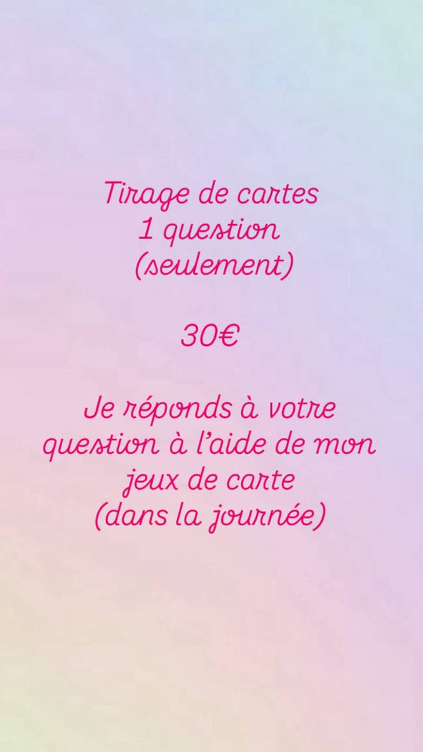 Tirage de cartes