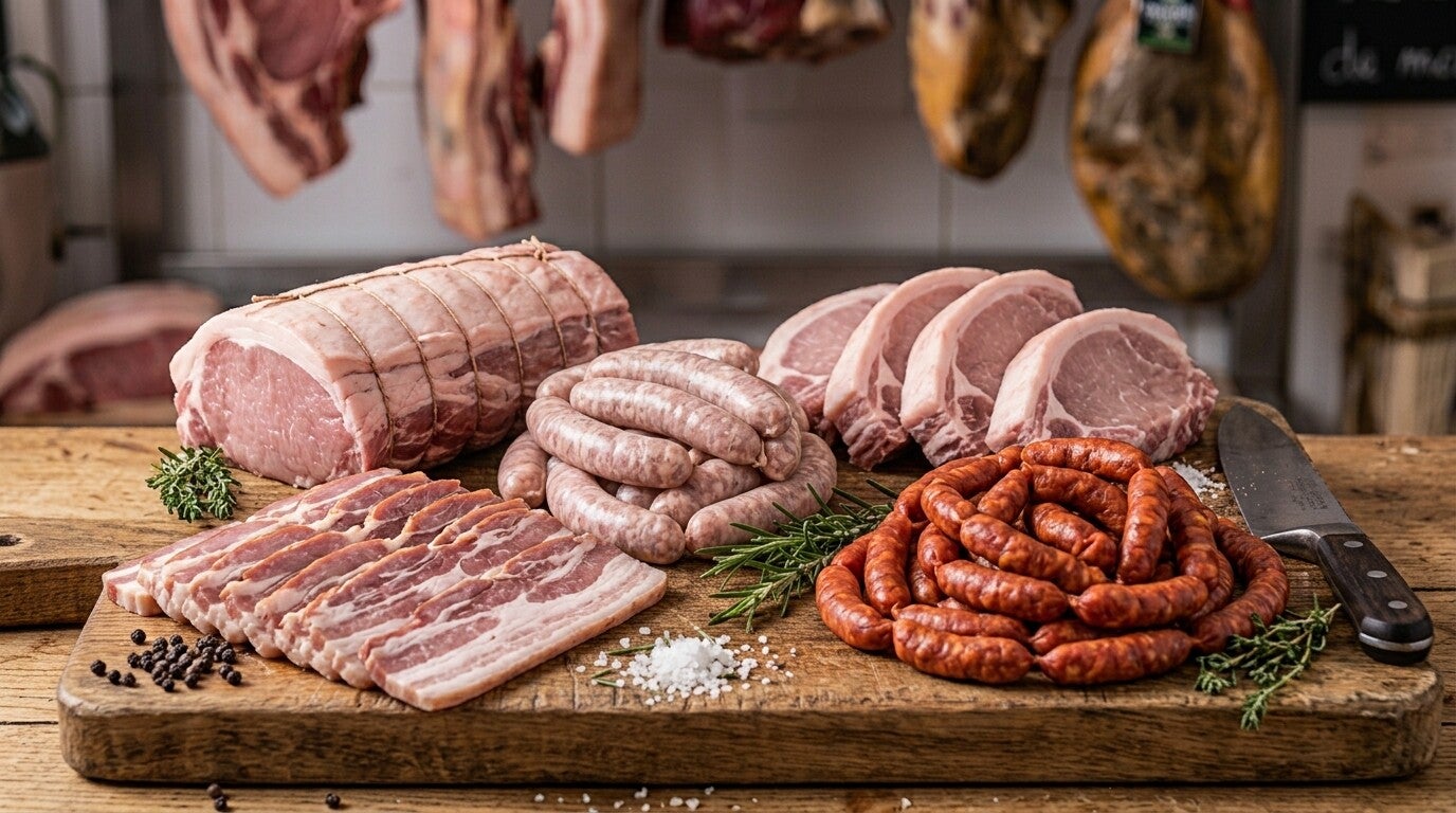 Colis de 5 kilos de viande fraîche de Porc noir Gascon