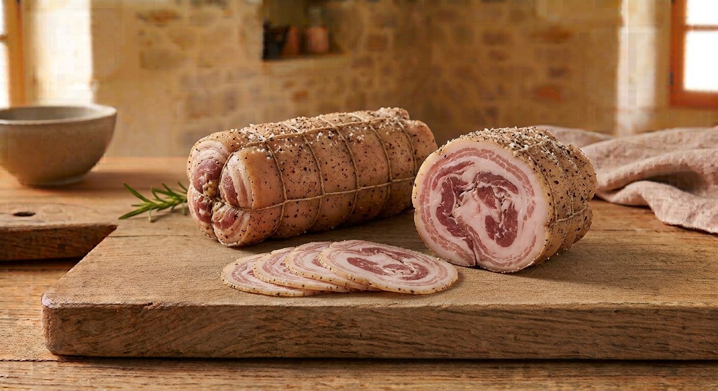 Pancetta tranchée
