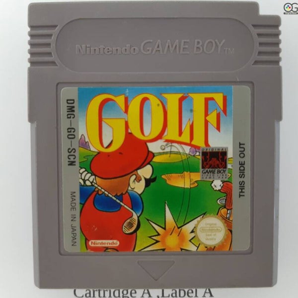 DMG Cartridge: Golf (Mario) -SCN/NOE