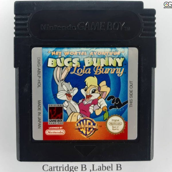 DMG Cartridge:  Bugs Bunny Lola Bunny Operation Carotten /Carrot Patch -EUR