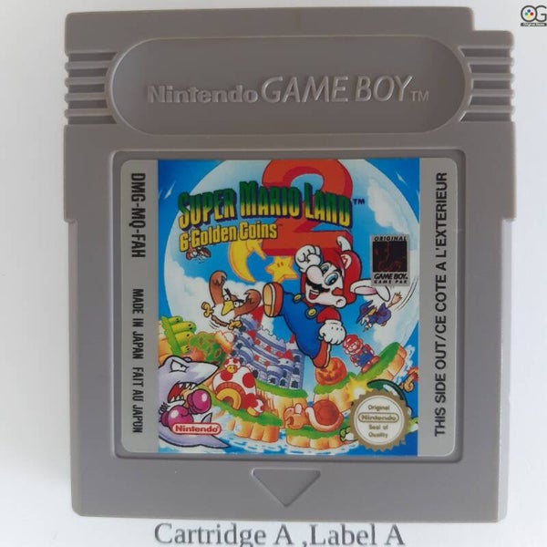 DMG Cartridge: Super Mario Land 2 : 6 Golden Coins -FAH