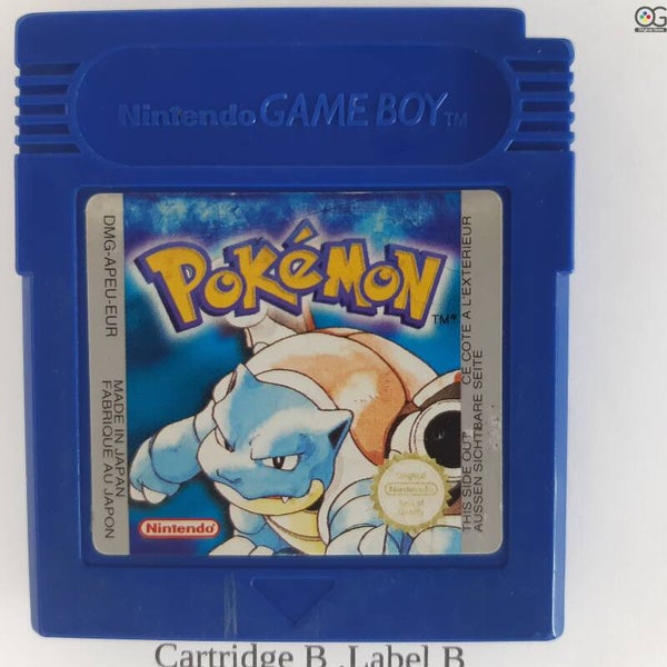 DMG Cartridge:  Pokémon Blue -EUR