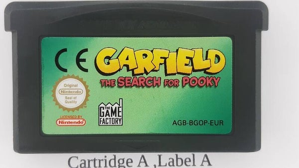 AGB Cartridge:  Garfield in the Search of Pooky -EUR