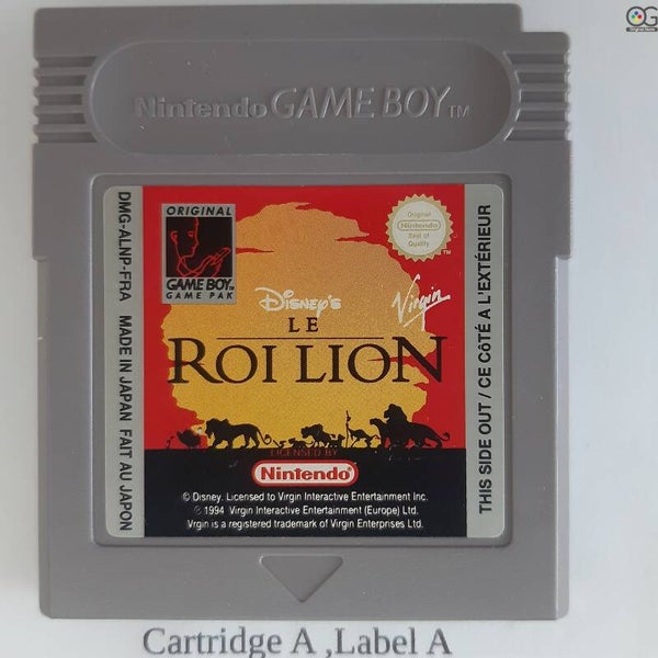 DMG Cartridge:  Roi Lion Disney's  Lion King -FRA