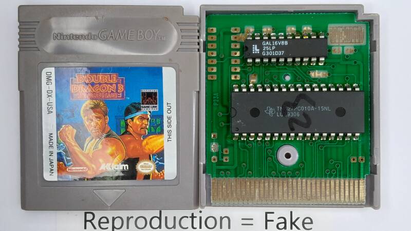 example of reproduction or a fake game