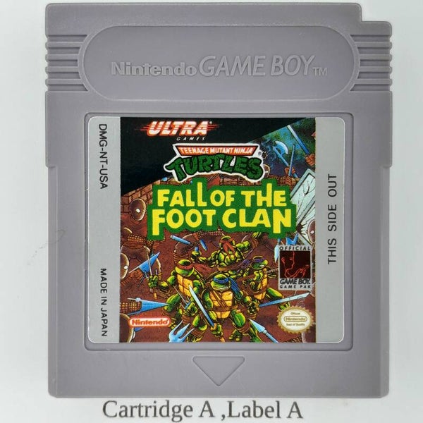 DMG Cartridge: Turtles Fall of The Footclan -USA
