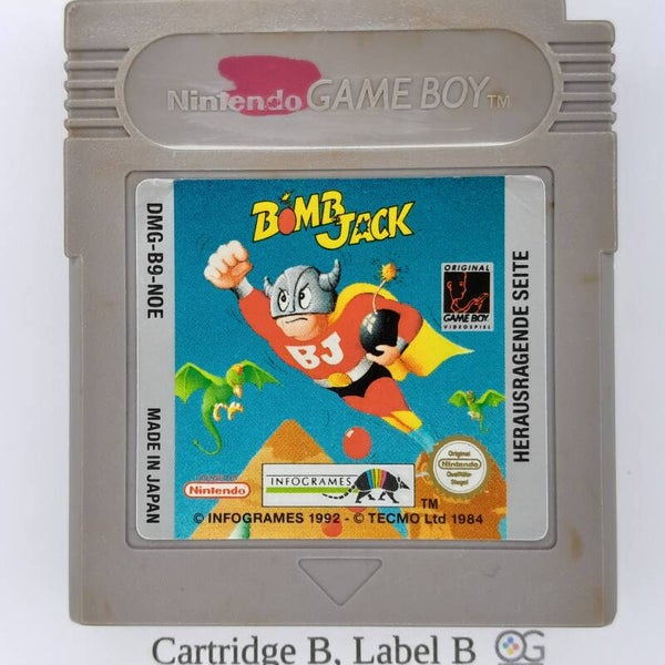 DMG Cartridge: Bomb Jack -NOE