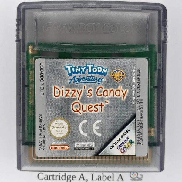 CGB Cartridge: Tiny Toon Dizzy's Candy Quest  -EUR