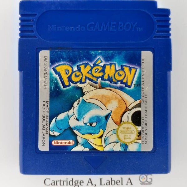 DMG Cartridge:  Pokémon Blue -EUR