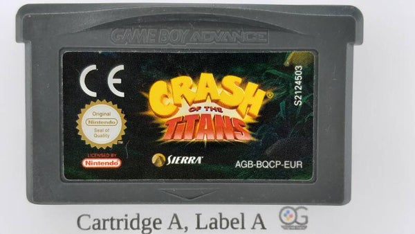 AGB Cartridge: Crash Of The Titans -EUR
